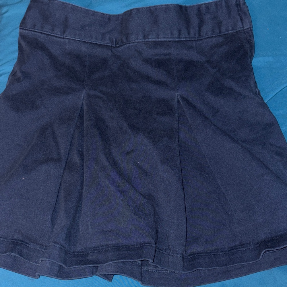 Cat & Jack Navy Blue Girls' Skirt - Classic Solid